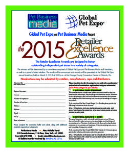media Global Pet Expo and Pet Business Media Present Reetailer xcellence Awards