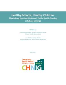 Microsoft Word - FINAL June 15_Policy paper school health