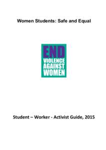 Women Students: Safe and Equal 	
   	
      	
  