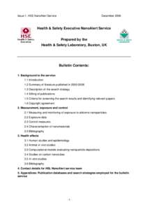 Pollution / Nanotechnology / Air pollution / Atmosphere / Particulates / Nanoparticle / Scanning mobility particle sizer / Diesel exhaust / Carbon nanotube / Emerging technologies / Nanomaterials / Technology