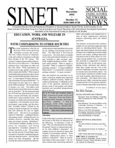 SINET  Fall, November 2002 