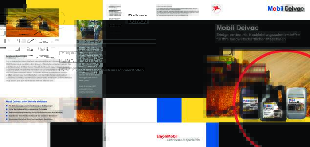 ExxonMobil Lubricants & Specialties Europe Esso Deutschland GmbH Esso Schweiz GmbH Telefon D:	 Telefon CH:	