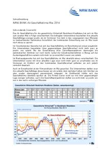 NRW.BANK.ifo-Index - Schnellmeldung