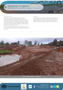 Tasmanian Irrigation  Dial Blythe Construction Update - 21 July 2014 South Riana Dam