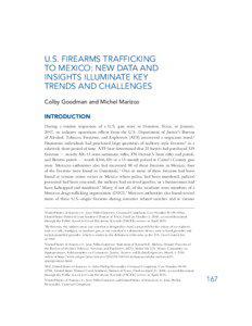 U.S. FIREARMS TRAFFICKING TO MEXICO: NEW DATA AND INSIGHTS ILLUMINATE KEY