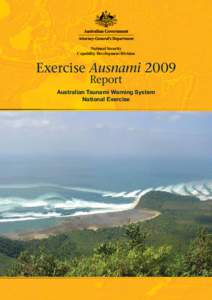 National Security Capability Development Division Exercise Ausnami 2009 Report