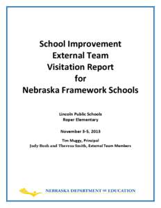 School Improvement External Team Visitation Report
