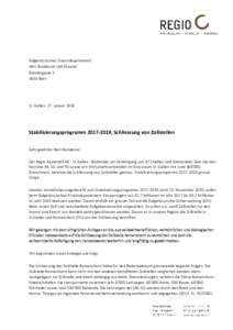Eidgenössisches Finanzdepartement Herr Bundesrat Ueli Maurer BundesgasseBern  St. Gallen, 27. Januar 2016