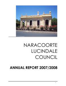 NARACOORTE LUCINDALE COUNCIL ANNUAL REPORT[removed]