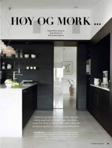 HØY OG MØRK ... Fotograf: Mona Gundersen Stylist: Wenche Holt Tekst: Solveig Grepperud  Jakten på kjærligheten er ikke enkel, men da