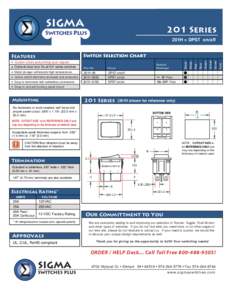 SIGMA  201 Series Switches Plus