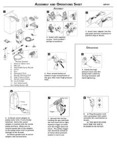 Assembly  and Operations Sheet