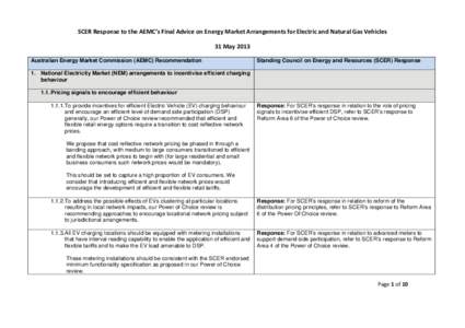 Electric power distribution / Energy storage / Electric power transmission systems / Charging station / National Electricity Market / Electrical grid / Vehicle-to-grid / Australian Energy Market Commission / Energy / Electric power / Electric vehicles