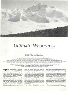 •>,- #•};. .  Ultimate Wilderness