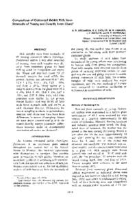 Composition of Cottontail Rabbit Milk from Stomachs of Young and Directly from Gland 1 R. R. ANDERSON, K. C. SADLER, M. W. KNAUER, J. P. WIPPLER, and R. T. MARSHALL University of Missouri, and Missouri Department of Cons