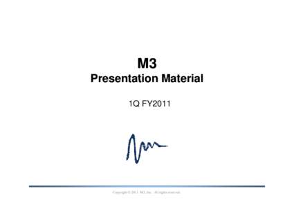 Microsoft PowerPoint - 41)IR資料FY2011 1Q決算（英）_v1.0 [互換モード]