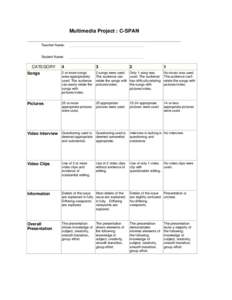 Microsoft Word - Joe Karb - StudentCam rubric.doc