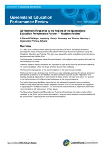 Numeracy / Australian Council for Educational Research / National Curriculum / Literacy / Teacher / Every Child Counts- Education reform / Skills for Life / Education / Knowledge / NAPLAN