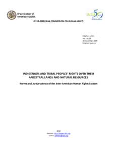         INTER‐AMERICAN COMMISSION ON HUMAN RIGHTS   
