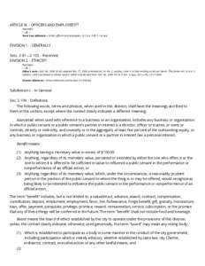 ARTICLE III. - OFFICERS AND EMPLOYEES[2] Footnotes: --- (2) --State Law reference— Public oᡄ㒽cers and employees, O.C.G.A. § et seq. DIVISION 1. - GENERALLY Secs. 2-81—Reserved.