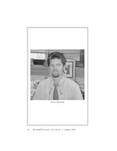 Kevin Rathunde  12 The NAMTA Journal • Vol. 28, No. 3 • Summer 2003