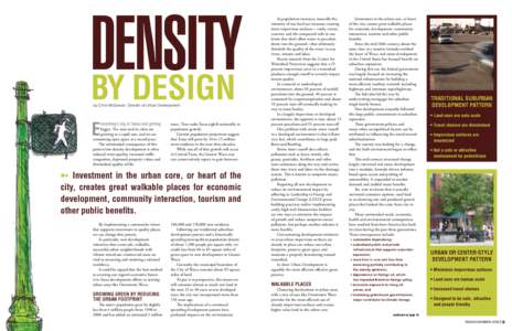 DENSITY BY DESIGN by Chris McGowan, Director of Urban Development E