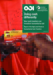 Doing cash differently: how cash transfers can transform humanitarian aid -  - Research reports and studies