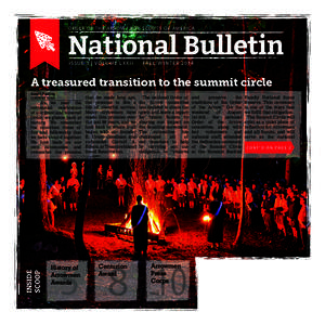 O R D E R O F T H E A R R O W | B OY S CO U T S O F A M E R I C A  ISSUE 3 FA L LNational Bulletin