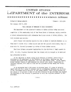 (  UNITED STATES LEPARTMENT of the INTERIOR