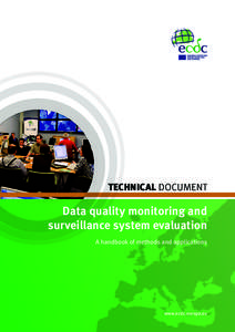 TECHNICAL DOCUMENT  Data quality monitoring and surveillance system evaluation A handbook of methods and applications