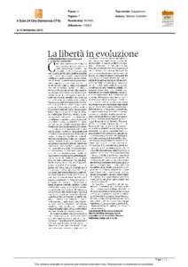 Il Sole 24 Ore Domenica (ITA)  Paese: it Tipo media: Supplement