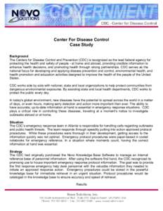 United States Public Health Service / Emergency management / Medicine / Centers for Disease Control and Prevention timeline / Centers for Disease Control and Prevention / Public health / Health
