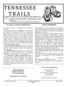Long-distance trails in the United States / Great Smoky Mountains / Cumberland Trail / Appalachian Trail / Geography of the United States / Protected areas of the United States / United States