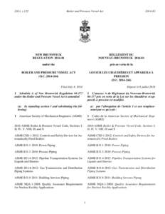 2011, c.122  Boiler and Pressure Vessel Act[removed]