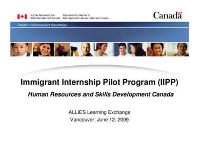 Internship / Education / Learning / Human Resources and Skills Development Canada