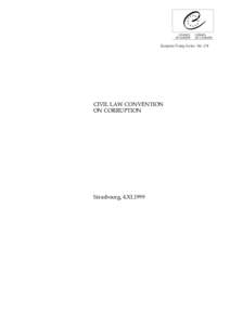 Civil Law Convention on Corruption