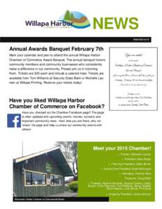 CHAMBER Jan 2015 NEWSLETTER