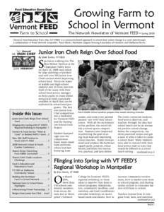 Vermont / Local food / Food systems / Food / Land management / Environment / Burlington School Food Project / Rural community development / Food and drink / Farm to School