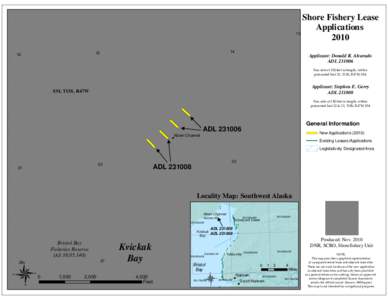 Shore Fishery Lease Applications[removed]