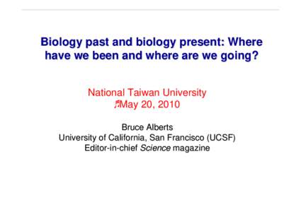 Microsoft PowerPoint - Dr. Bruce Alberts-May 20, 2010.ppt