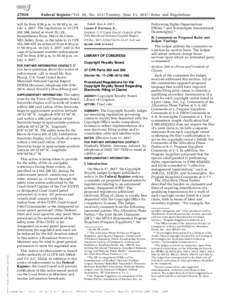 Federal Register / Vol. 82, NoTuesday, June 13, Rules and Regulations will be from 8:30 p.m. to 10:30 p.m. on July 3, 2017. The regulations in 33 CFR