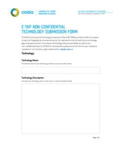 COSIA E-TAP Form v01-blank
