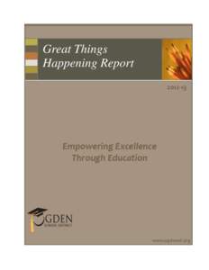 Great Things Happening Report 2012‐13   