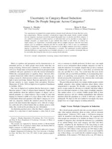 Journal of Experimental Psychology: Learning, Memory, and Cognition 2010, Vol. 36, No. 2, 263–276 © 2010 American Psychological Association/$12.00 DOI: a0018685