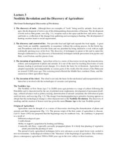 Neolithic / Agronomy / Botanical nomenclature / Nomenclature / Neolithic Revolution / Domestication / Plant breeding / Cultigen / Wheat / Biology / Agriculture / Land management