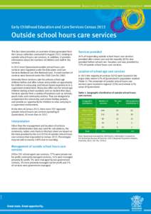 Queensland Early Childhood Education and Care Services Census 2013