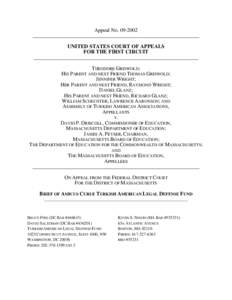 Microsoft Word - final amicus in first circuit appeal oct 15, 2009.doc