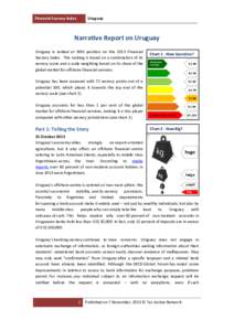 Financial Secrecy Index  Uruguay Narrative Report on Uruguay Uruguay is ranked at 30th position on the 2013 Financial