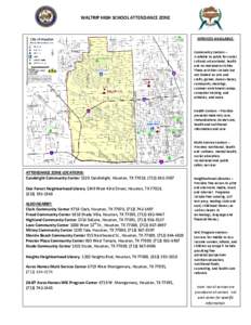 WALTRIP HIGH SCHOOL ATTENDANCE ZONE  SERVICES AVAILABLE: