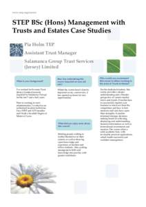 Microsoft PowerPoint - Pia Holm - BSc Case Study [Compatibility Mode]